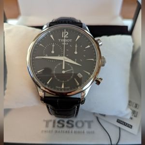 Tissot Men's Black Dial Tradition Watch